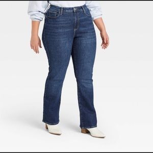 High Rise bootcut blue jeans size 20W Universal Thread